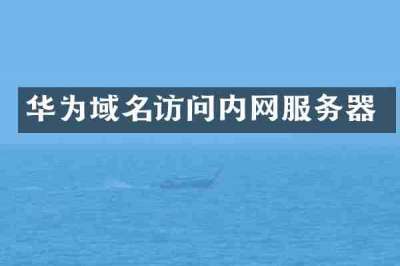华为域名访问内网服务器