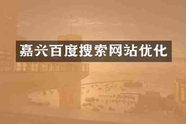 嘉兴百度搜索网站优化