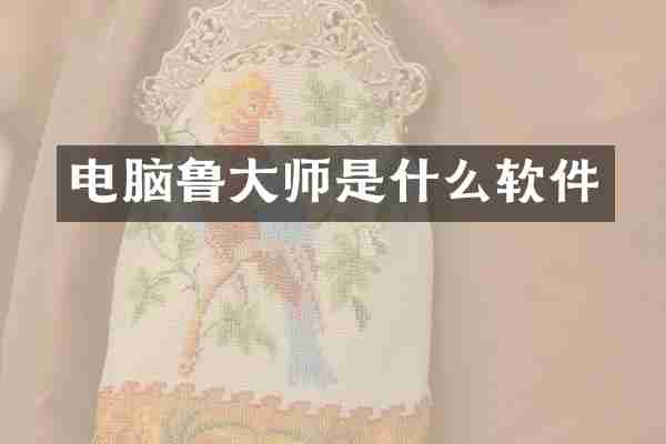 电脑鲁大师是什么软件