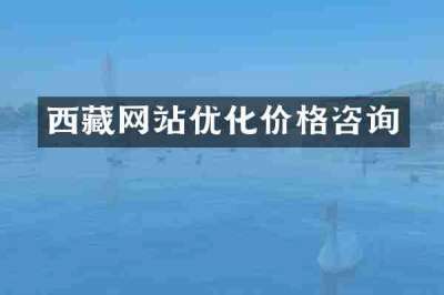 西藏网站优化价格咨询