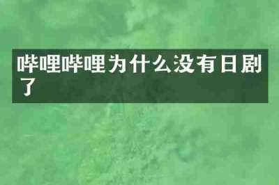 哔哩哔哩为什么没有日剧了
