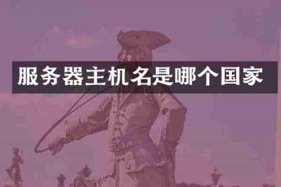 服务器主机名是哪个国家
