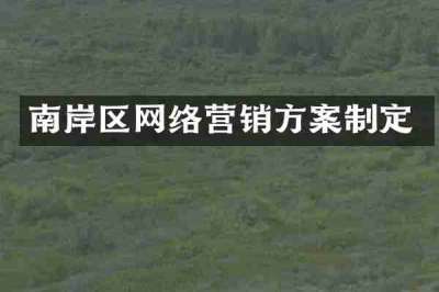 南岸区网络营销方案制定