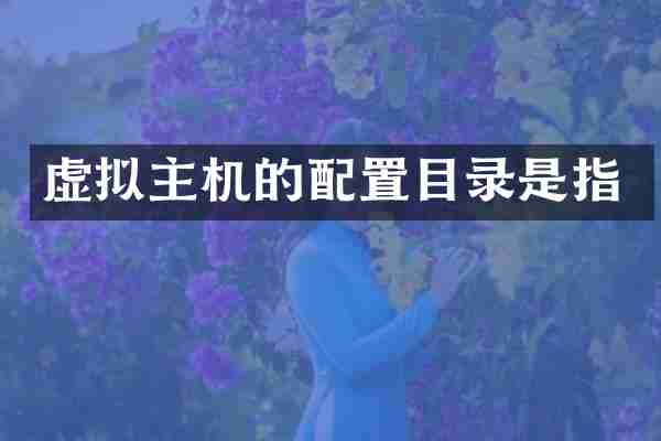 虚拟主机的配置目录是指