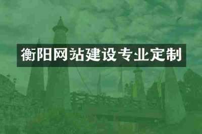 衡阳网站建设专业定制