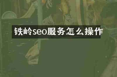 铁岭seo服务怎么操作