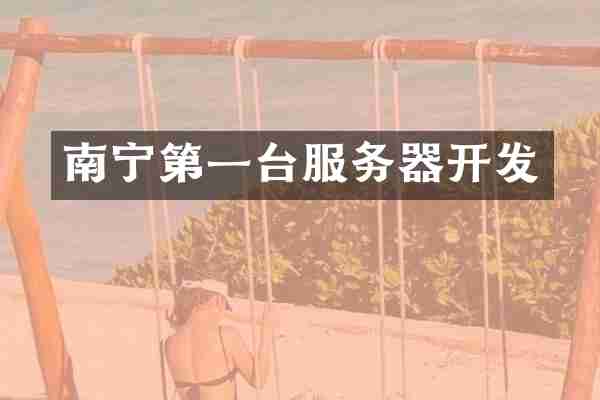 南宁第一台服务器开发