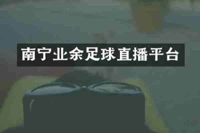 南宁业余足球直播平台