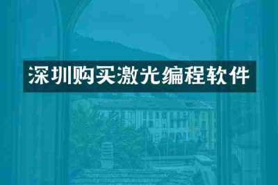 深圳购买激光编程软件
