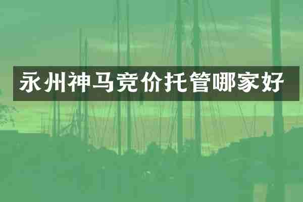 永州神马竞价托管哪家好