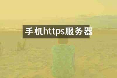 手机https服务器