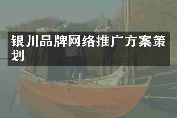 银川品牌网络推广方案策划