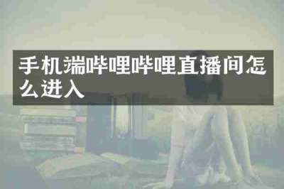 手机端哔哩哔哩直播间怎么进入