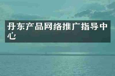丹东产品网络推广指导中心