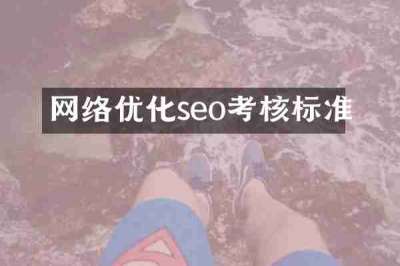 网络优化seo考核标准