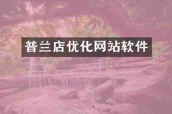 普兰店优化网站软件