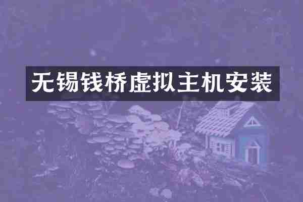 无锡钱桥虚拟主机安装