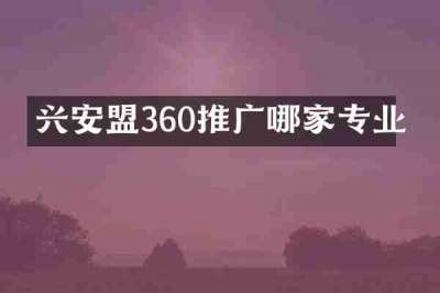 兴安盟360推广哪家专业