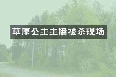 草原公主主播被杀现场
