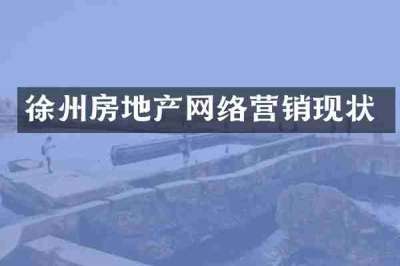 徐州房地产网络营销现状