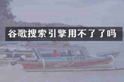 谷歌搜索引擎用不了了吗