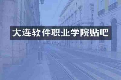 大连软件职业学院贴吧