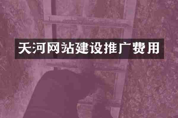 天河网站建设推广费用