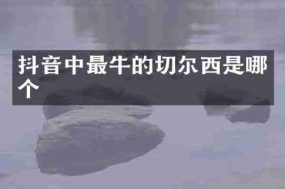抖音中最牛的切尔西是哪个
