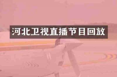 河北卫视直播节目回放