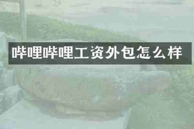 哔哩哔哩工资外包怎么样