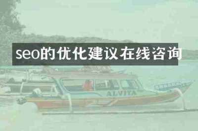 seo的优化建议在线咨询