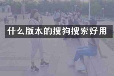 什么版本的搜狗搜索好用