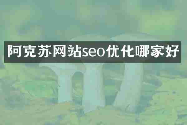 阿克苏网站seo优化哪家好