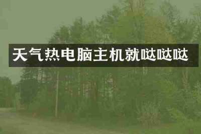 天气热电脑主机就哒哒哒
