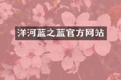 洋河蓝之蓝官方网站