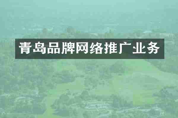 青岛品牌网络推广业务
