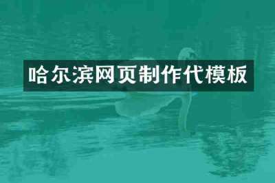 哈尔滨网页制作代模板