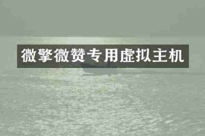 微擎微赞专用虚拟主机
