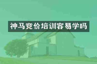 神马竞价培训容易学吗