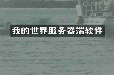 我的世界服务器端软件