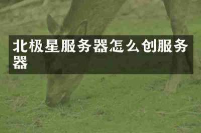 北极星服务器怎么创服务器