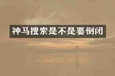 神马搜索是不是要倒闭