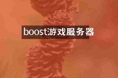 boost游戏服务器