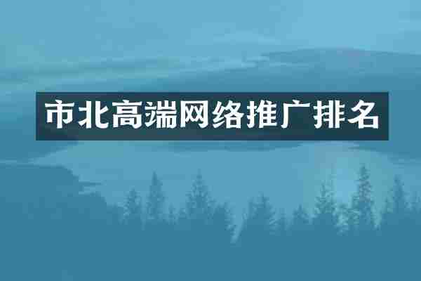 市北高端网络推广排名