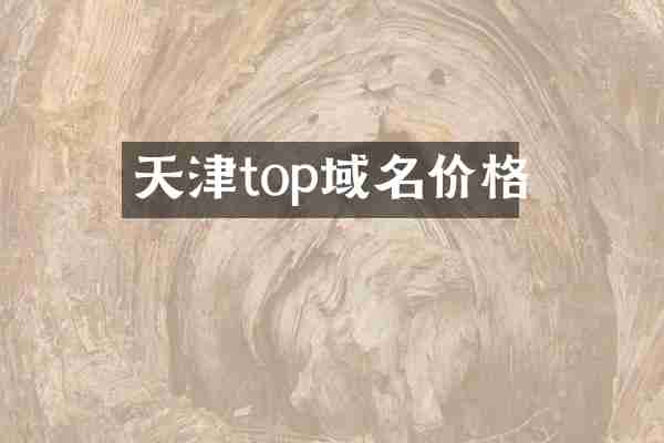 天津top域名价格