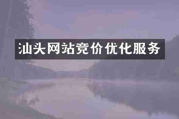 汕头网站竞价优化服务