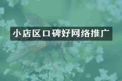 小店区口碑好网络推广