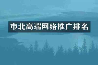 市北高端网络推广排名