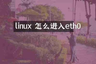 linux 怎么进入eth0