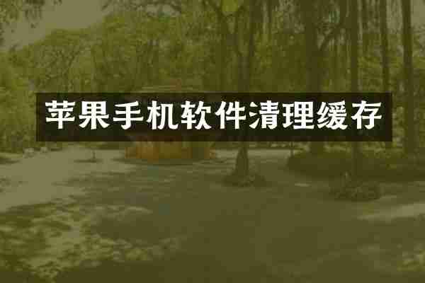苹果手机软件清理缓存